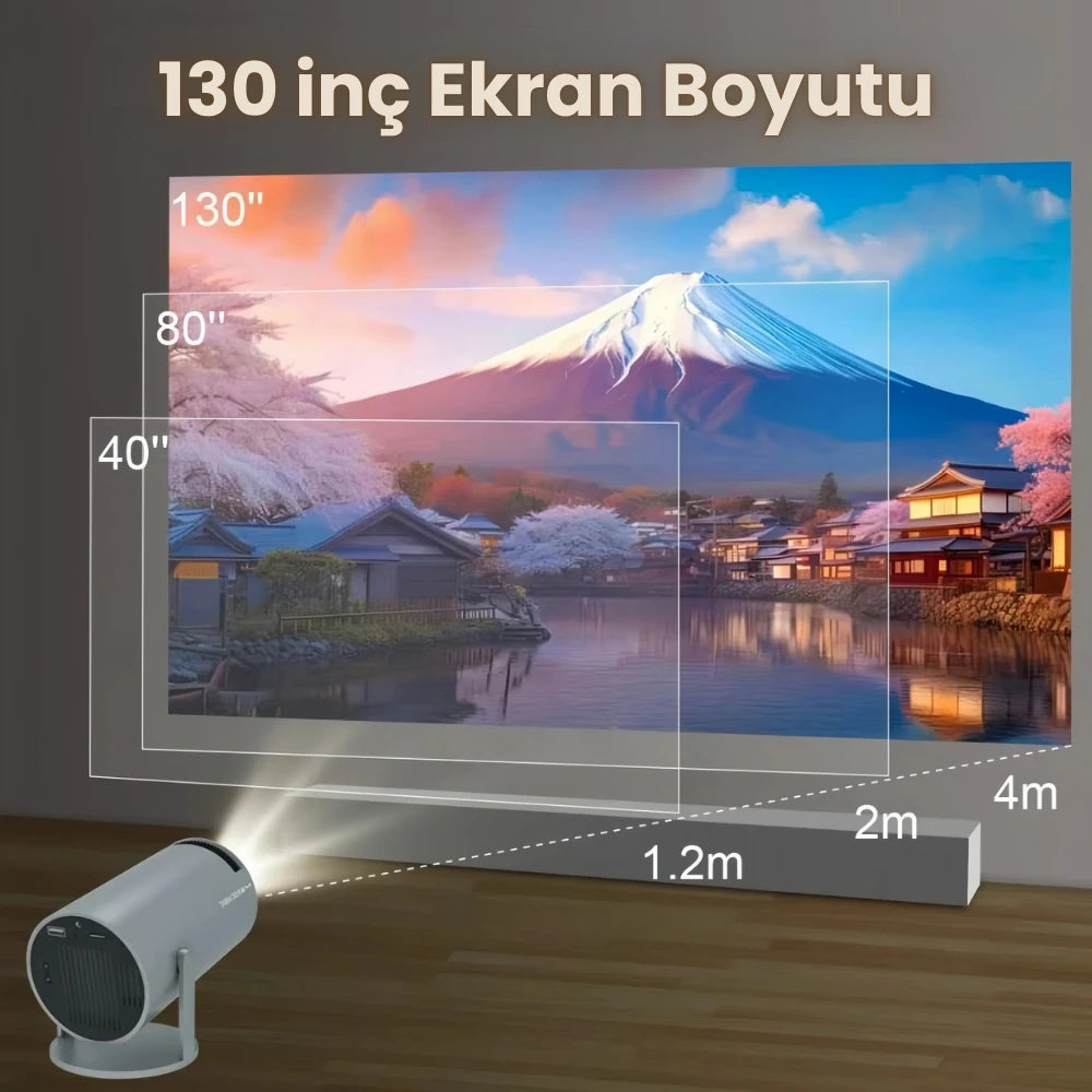 LumiFlix™ Taşınabilir Projeksiyon
