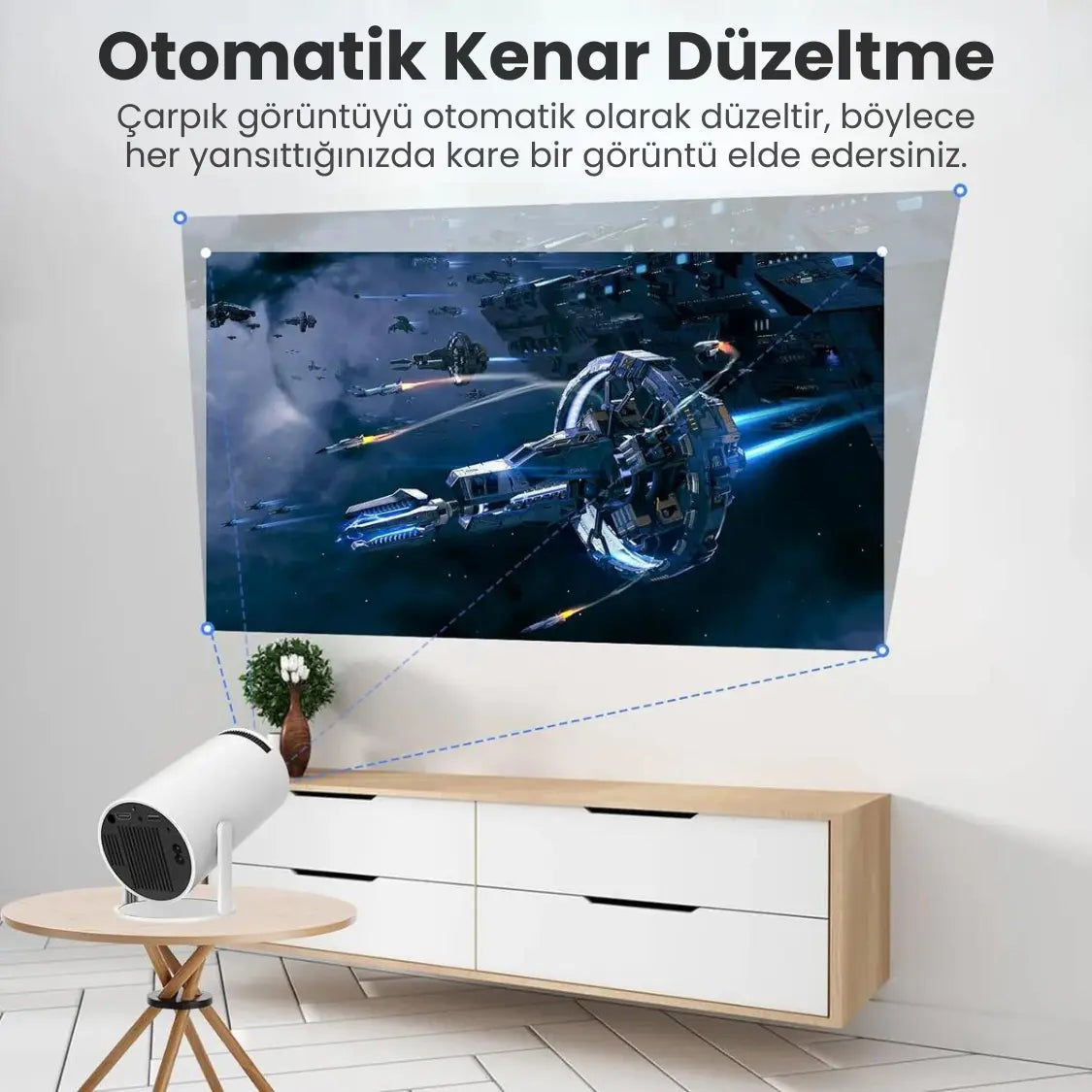 LumiFlix™ Taşınabilir Projeksiyon