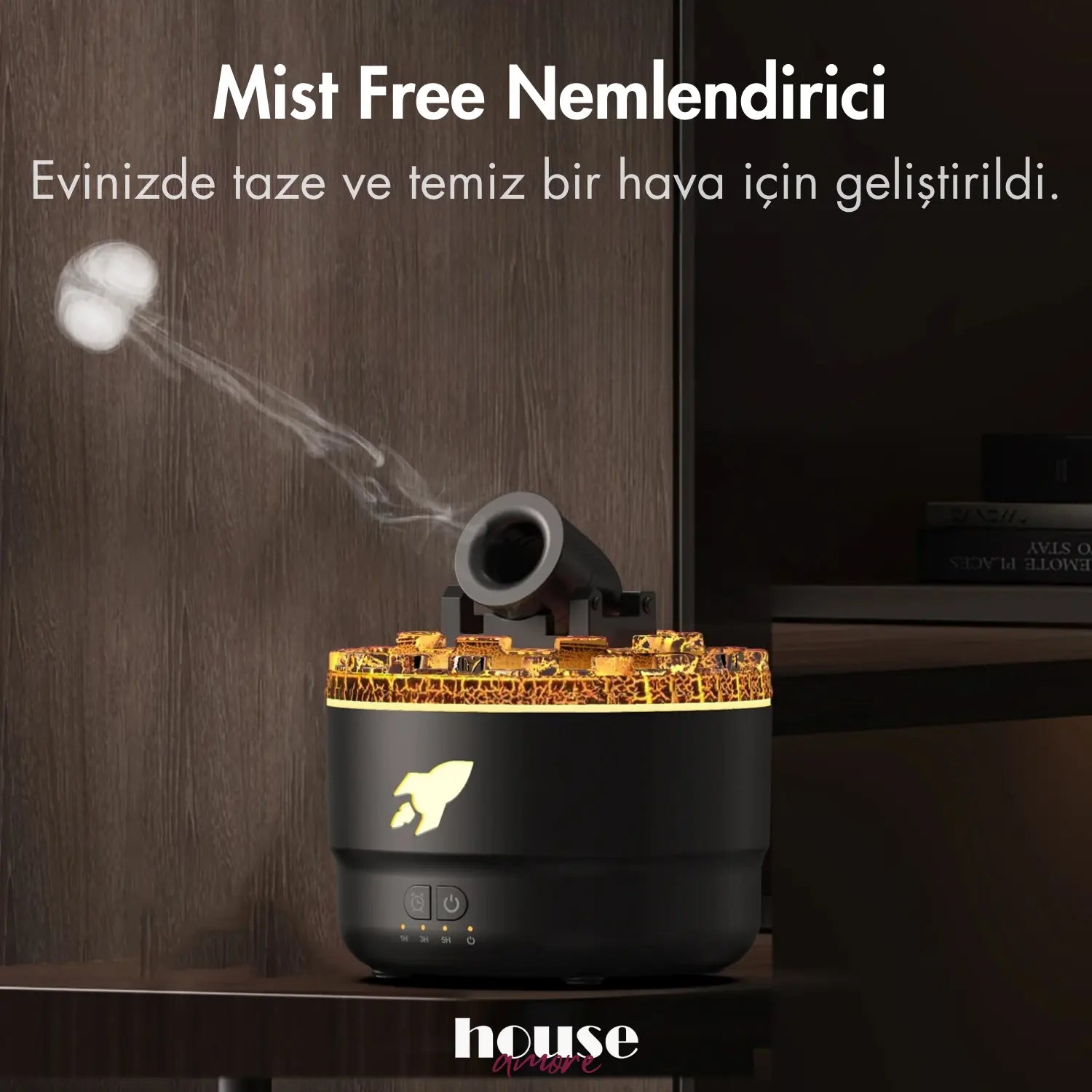 PureAura™ Havan Topu Nemlendirici